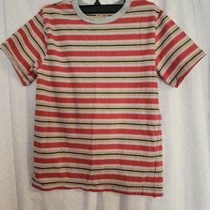 EUC Boys Kidpik striped short sleeve t-shirt size 10